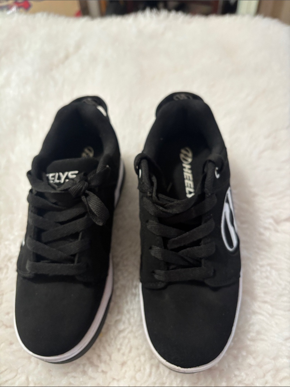 Heelys Black Skate Sneakers with White Trim